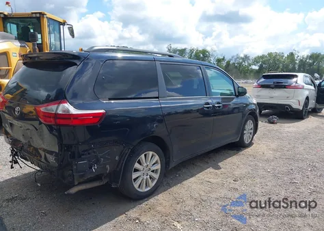 2017 Toyota Sienna Xle 7 Passenger from USA, damaged, VIN 5TDDZ3DC8HS182813